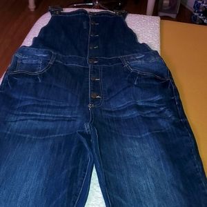 Denim overalls size 19